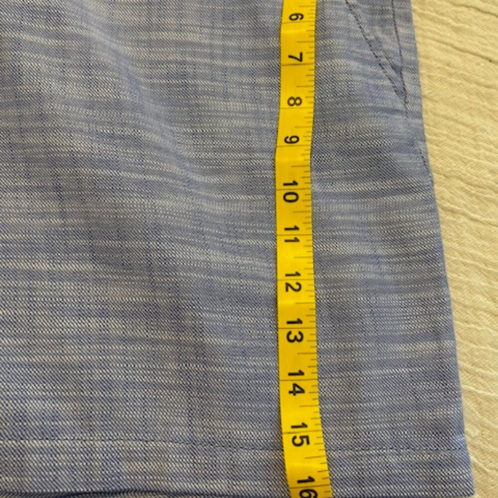 LOFT Outlet - Blue Heather The Monroe 6" Shorts - Picture 6 of 6